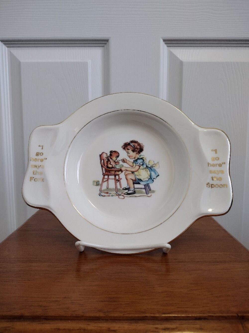 Vintage Homer Laughlin "My Own Plate" Child's Feeding Plate